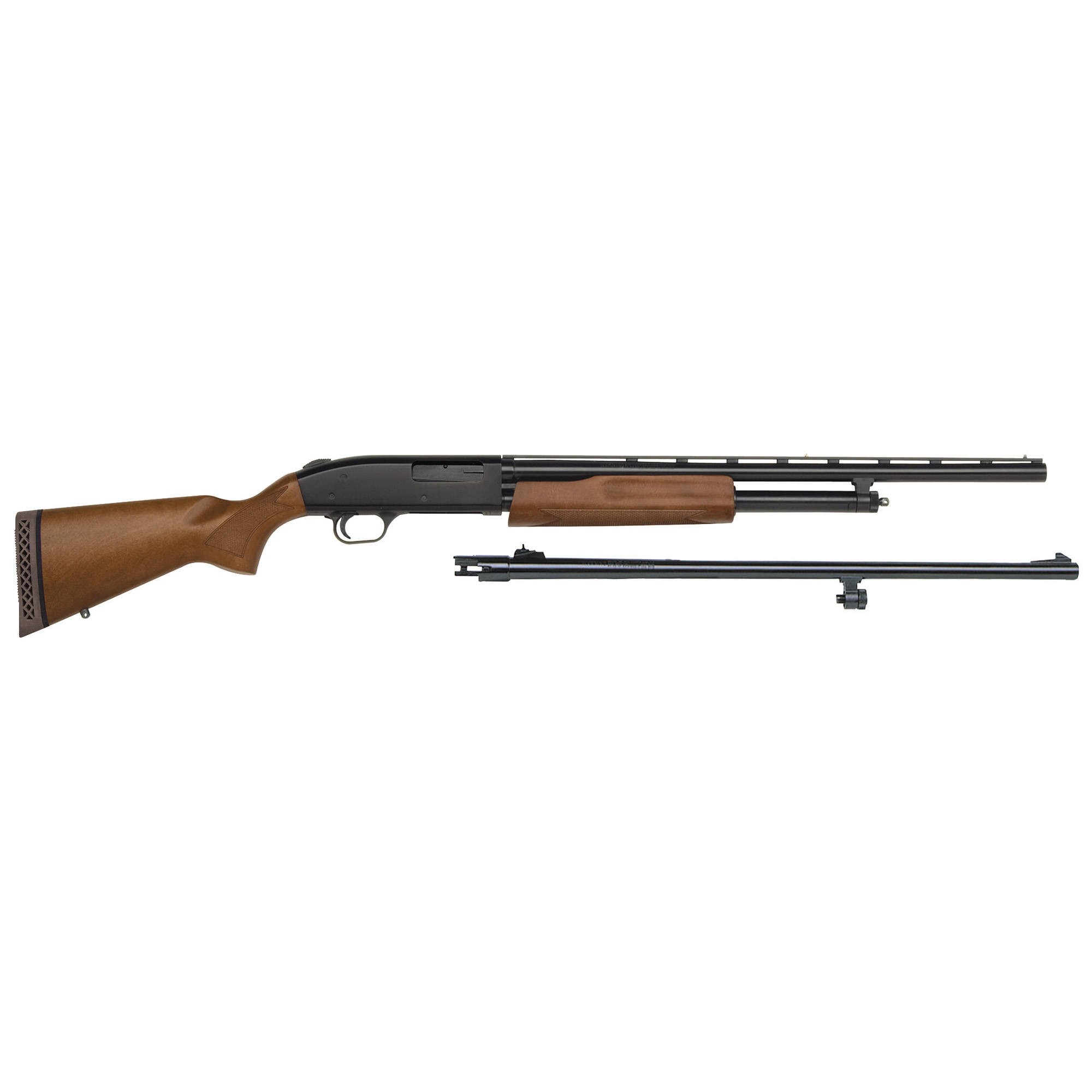 Mossberg 54188 500 Bantam Combo Youth 20 Gauge Pump 3" 5+1 Blued 22" - Mossberg - 20 Gauge