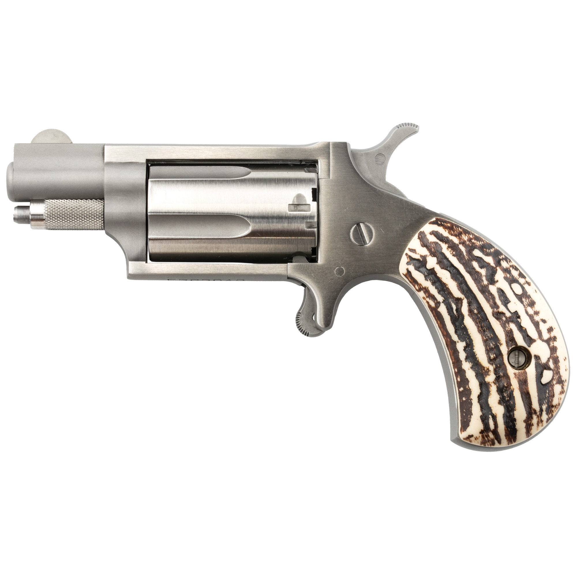 NAA NAA-22MSGSTG Mini Revolver 22WMR 1.125" Stainless 5Rd - NAA - 22 Magnum