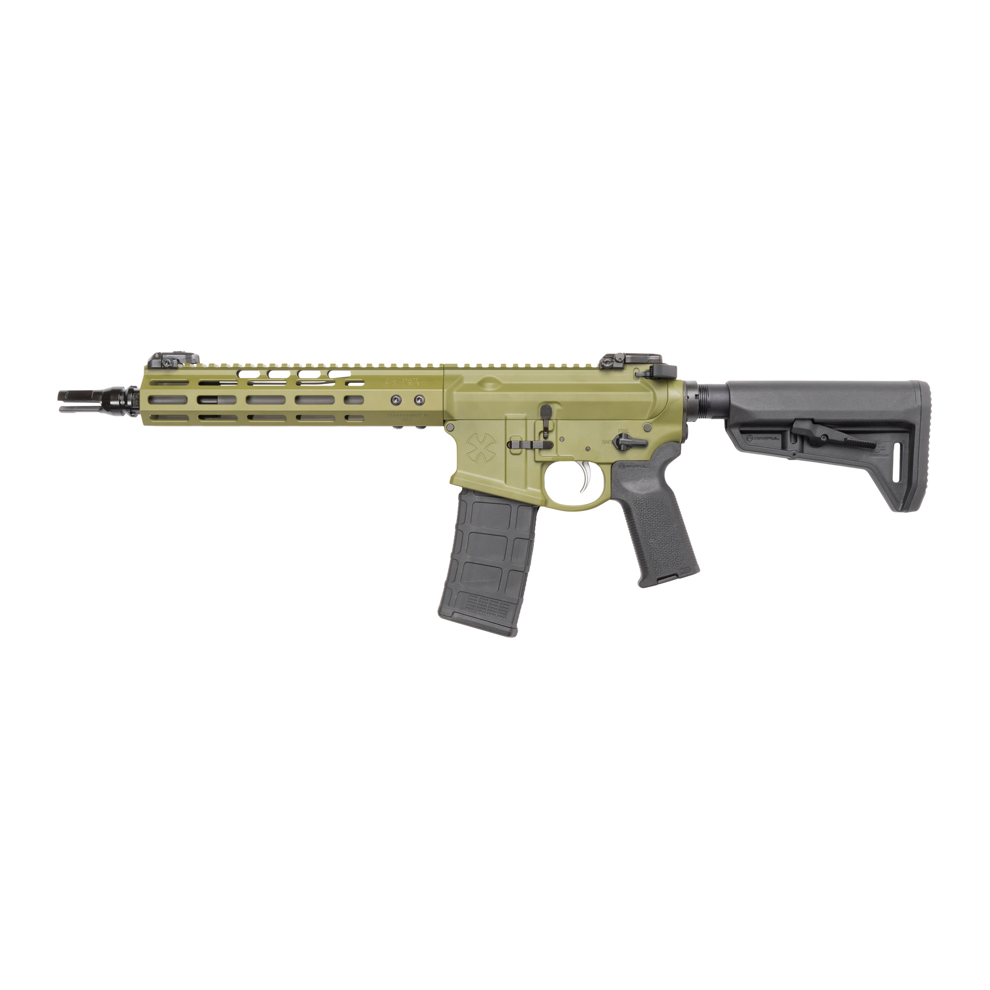 Noveske 02000727-BG Gen 4 SBR 10.5" 223/556 Bazooka Green MLOK 30Rd - Noveske Rifleworks - 223 REMINGTON
