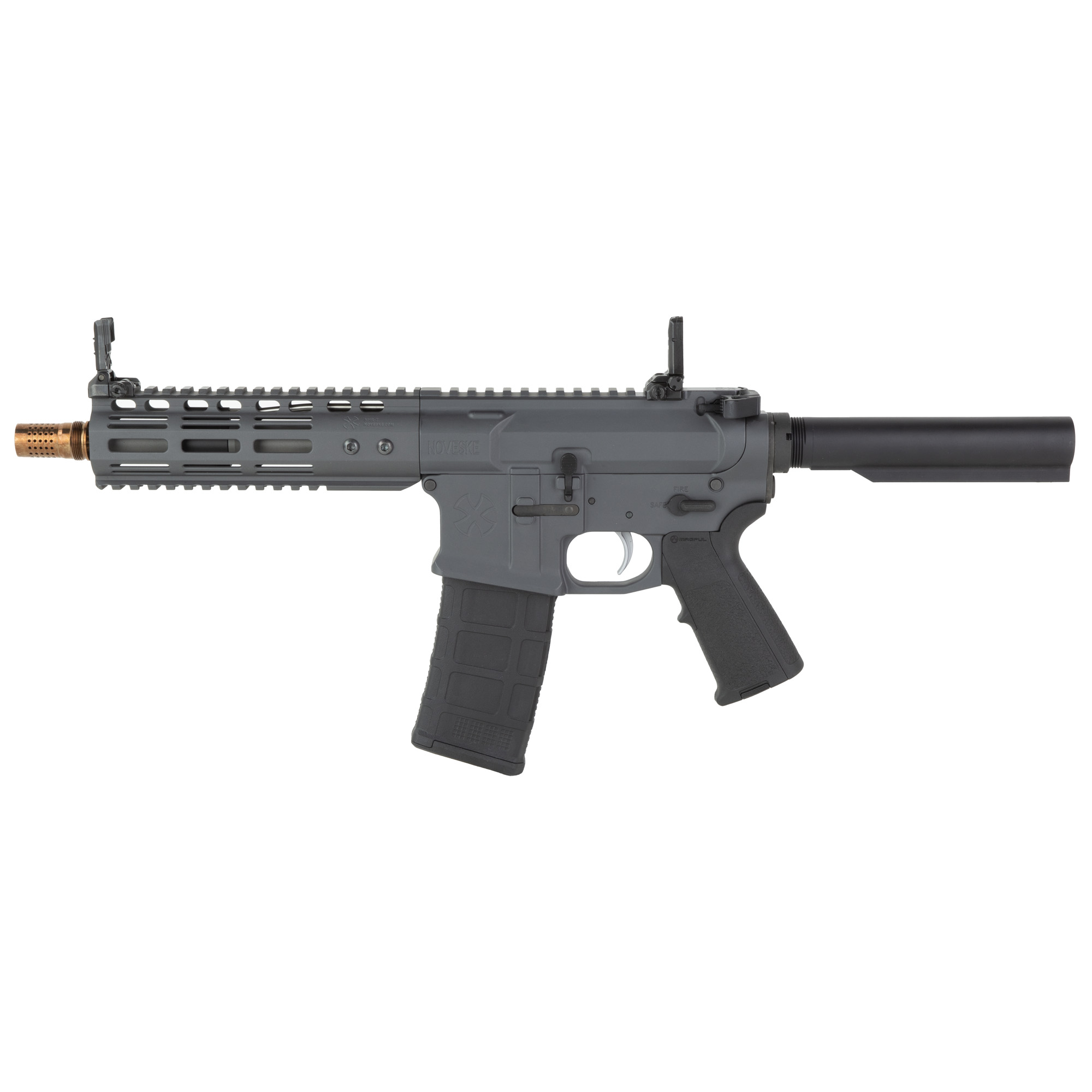 Noveske N4 Gen 3 Semi-Auto Pistol 556NATO 7.94" Threaded Barrel Sniper Gray 30Rd