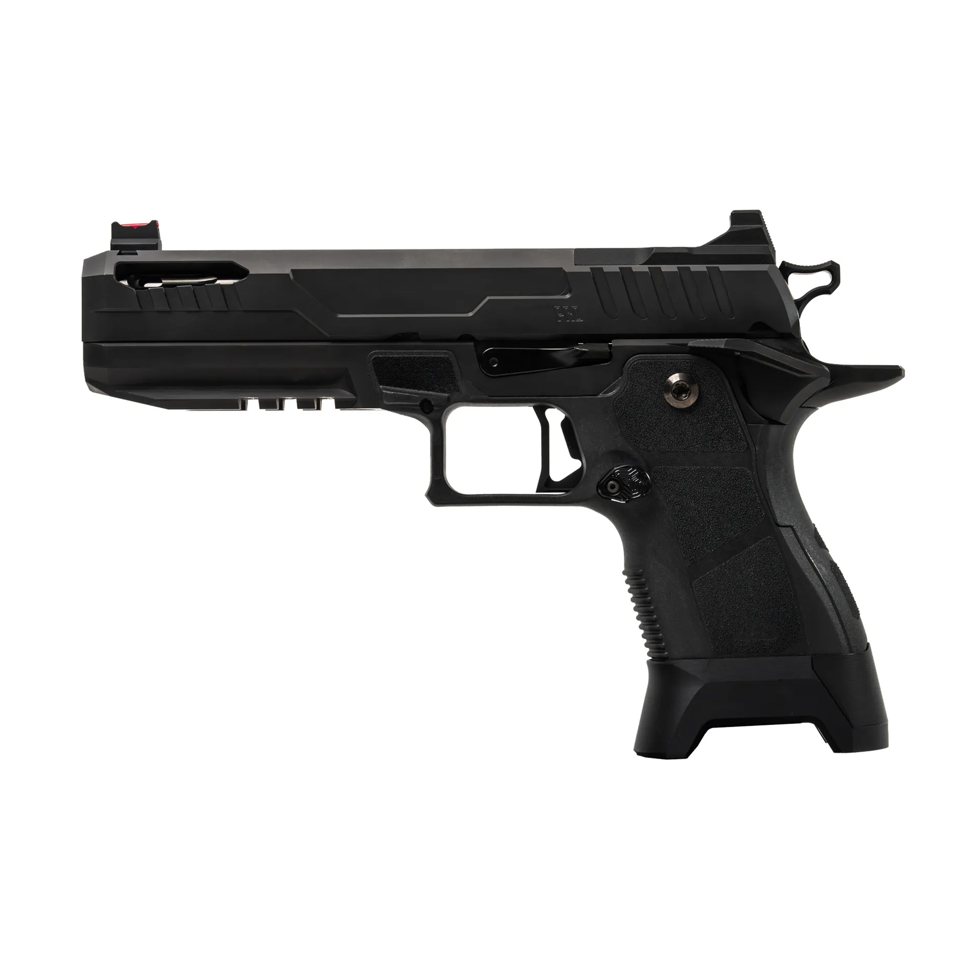 Oa Defense 2311 Pro Full Size 9mm Luger 21+1 5" Black DLC Black Steel Optic Ready/Serrated Slide, Aluminum Frame w/Picatinny Rail, Black Modular Grip, RMR Footprint