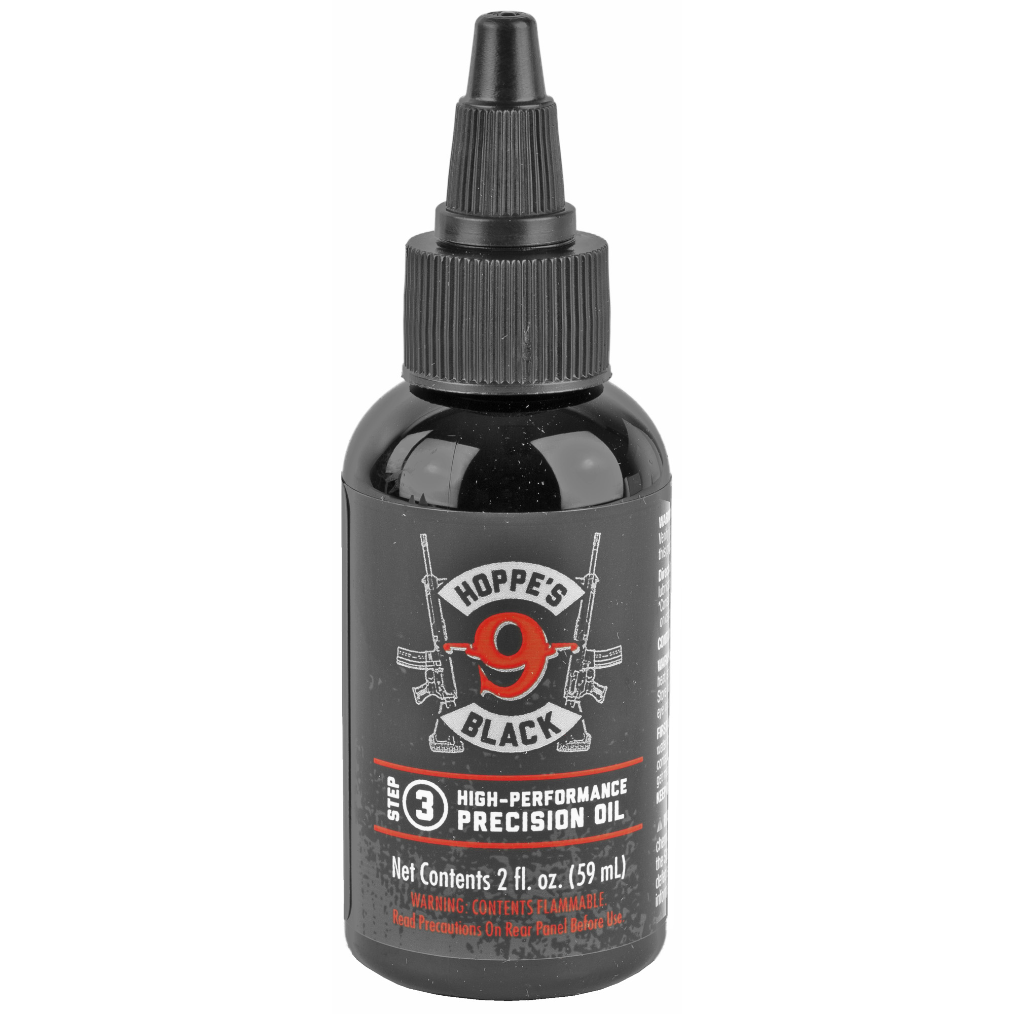 Hoppe's HBL2 Black Precision Oil 2 oz Bottle - Rust Inhibitors, Lubricates - Hoppe's - 2 OZ