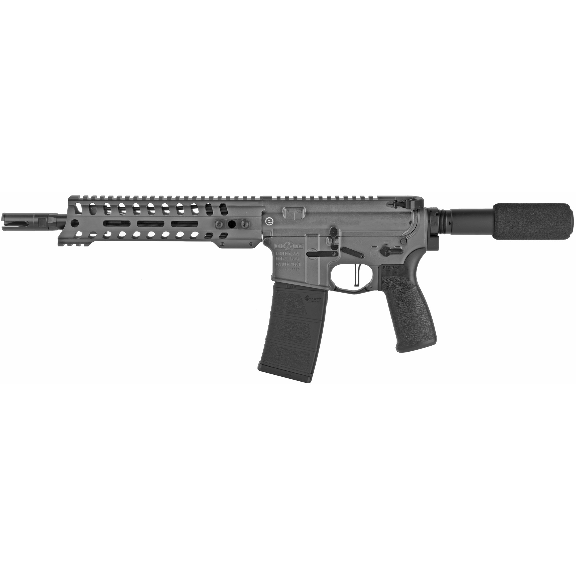POF-USA 01802 Minuteman 5.56 NATO Pistol 10.5" Tungsten Cerakote - POF USA - 5.56 NATO