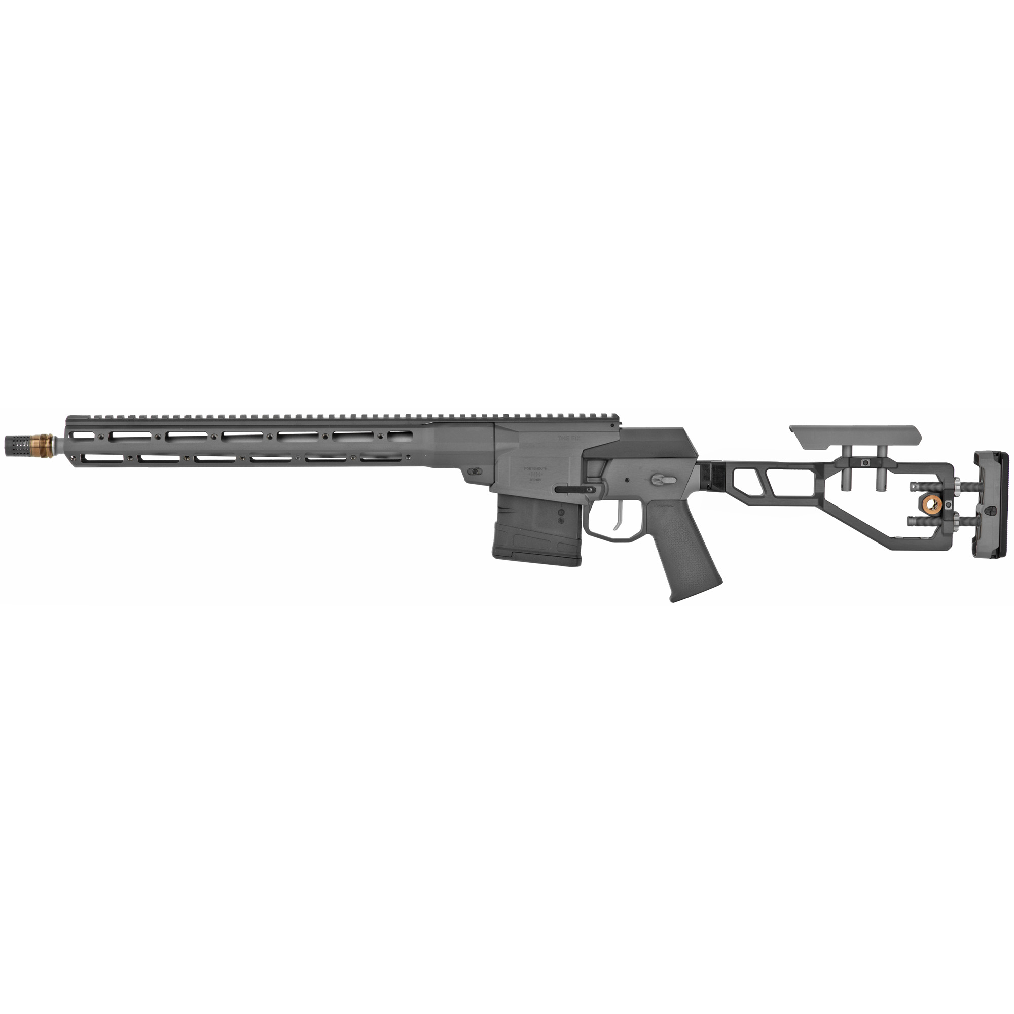 Q LLC FIX6516INGRY The Fix 6.5 Creedmoor 10+1 16" Lightweight Threaded