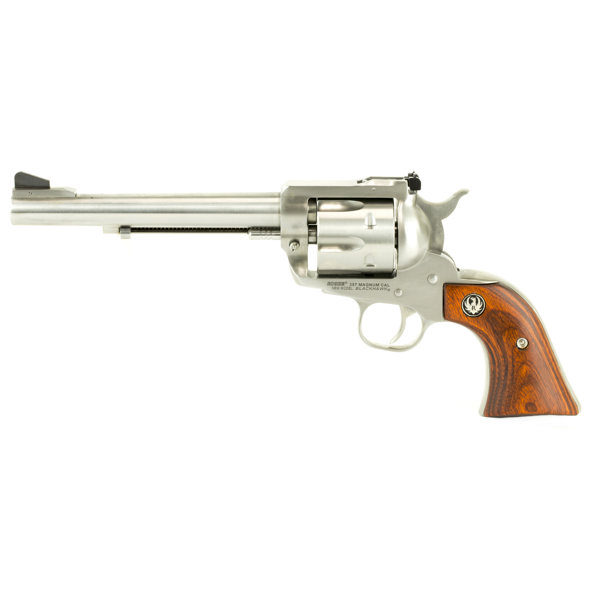 Ruger Blackhawk 357 Mag 6.50 in Satin Stainless Steel 6 Round Capacity