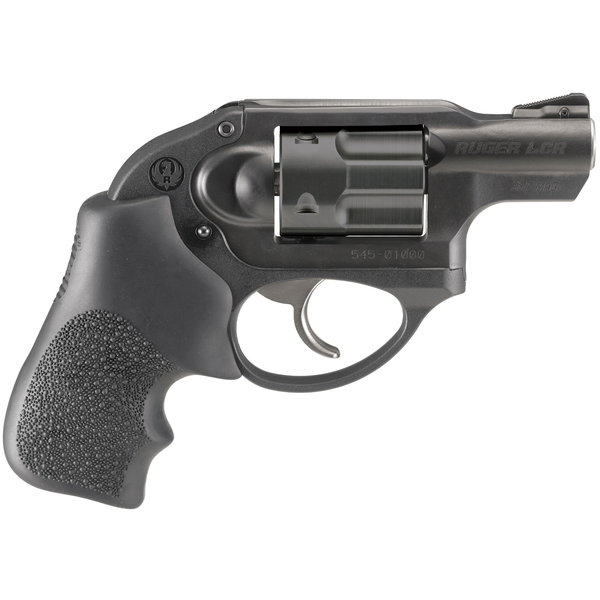 Ruger 5450 LCR Lightweight Revolver, .357 Magnum, 5-Round Capacity, 1.875" Stainless Steel Barrel, Hogue Tamer Monogrip, Ionbond Diamondblack Finish, 17.1 oz