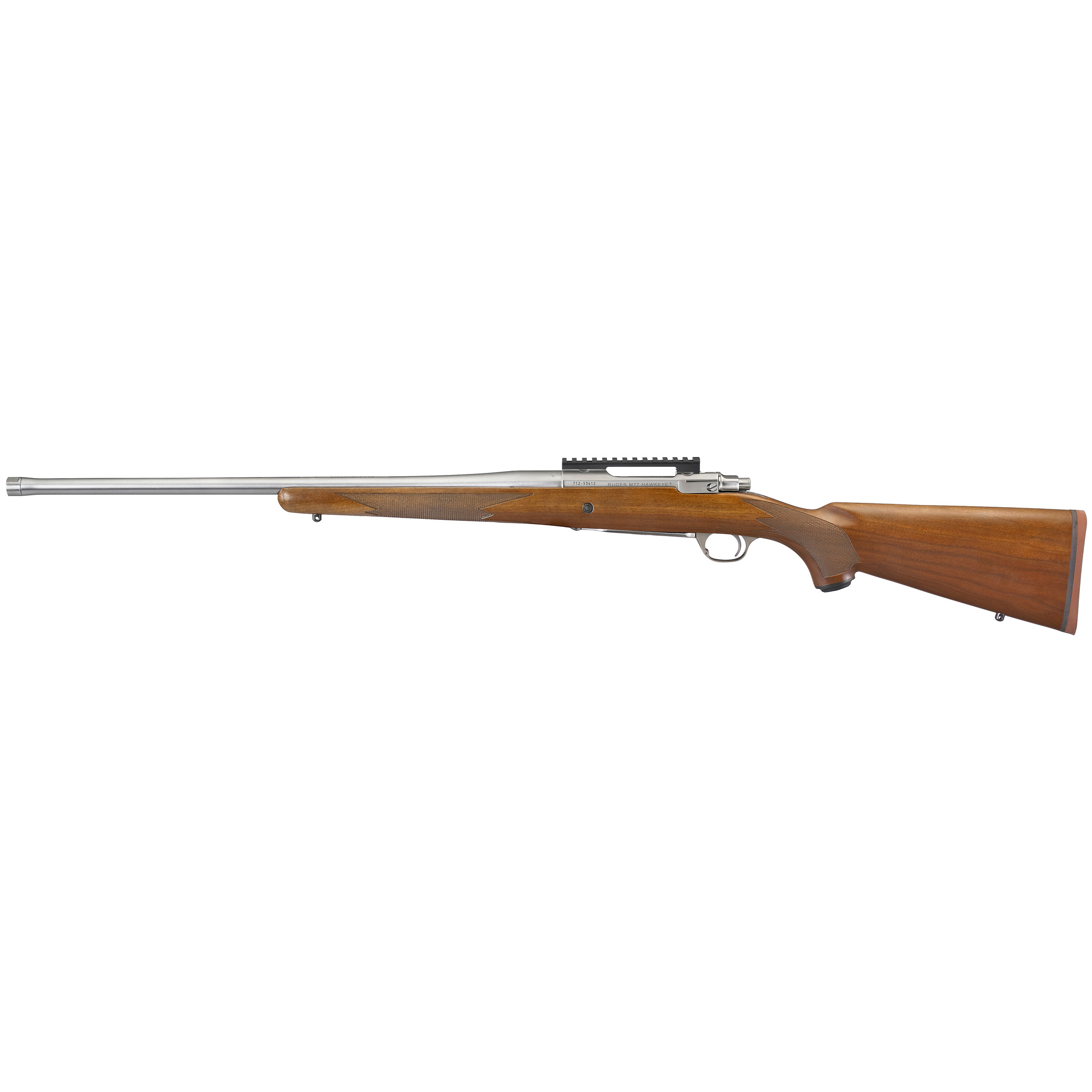 Ruger Hawkeye Hunter 7mm Rem Mag 24 in Satin Stainless Steel 3+1 Capacity - Ruger - 7MM REM MAG