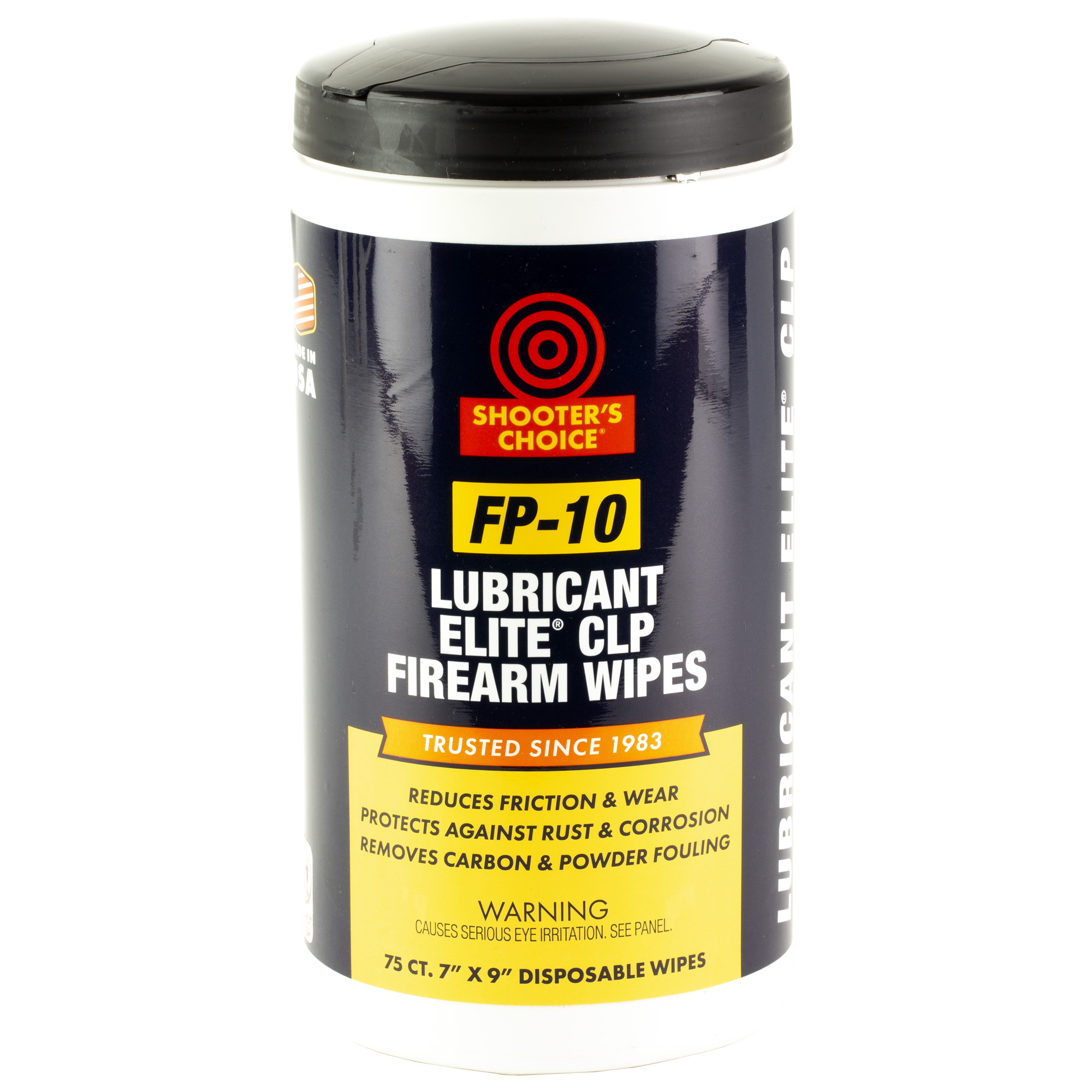 Shooter's Choice FP-10 Lubricant Elite CLP Wipes - 75 Count - Shooter's Choice