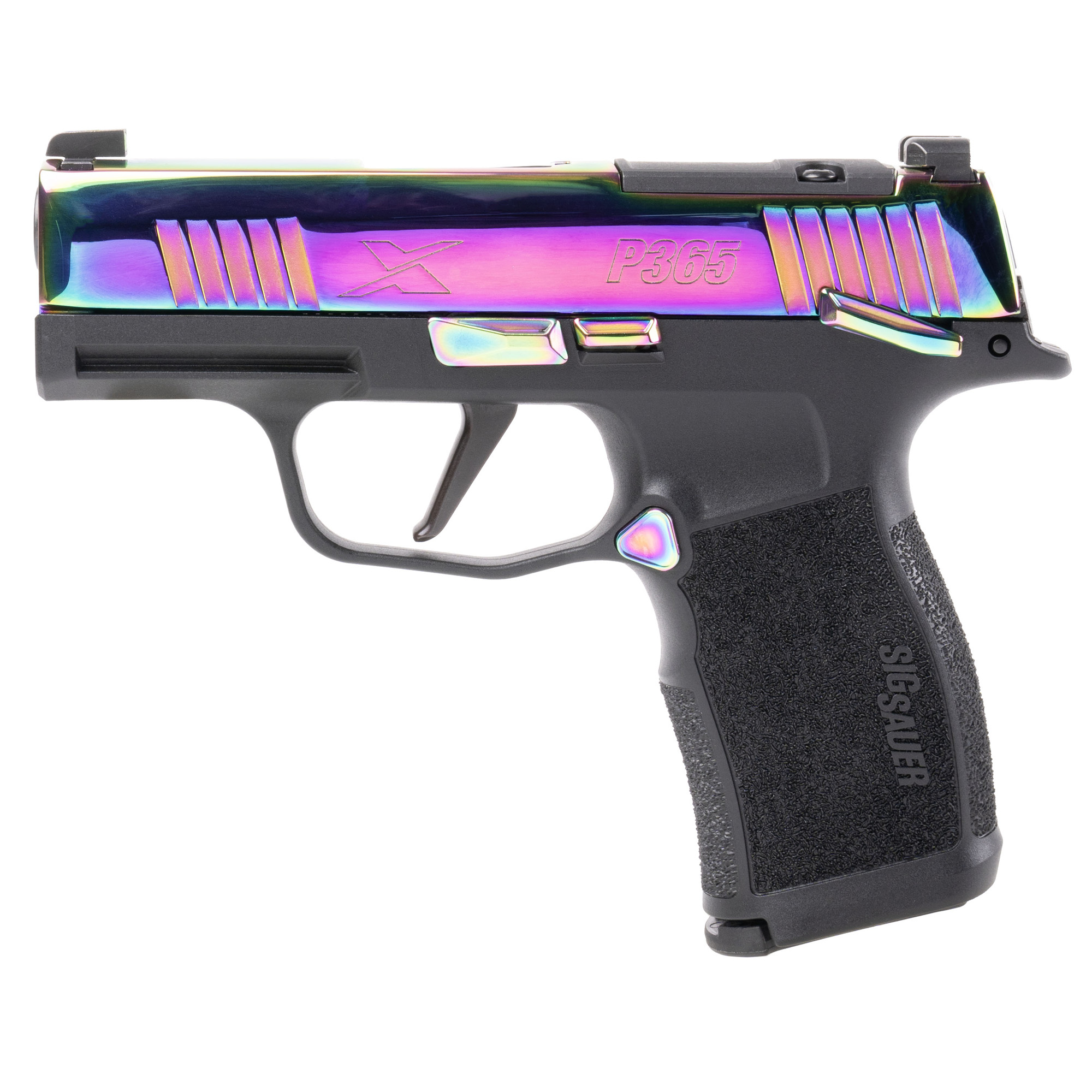 Sig Sauer 365X-9-RBT-MS 9MM Pistol 12+1 Rainbow Titanium X-Ray Sights - Sig Sauer - 9mm