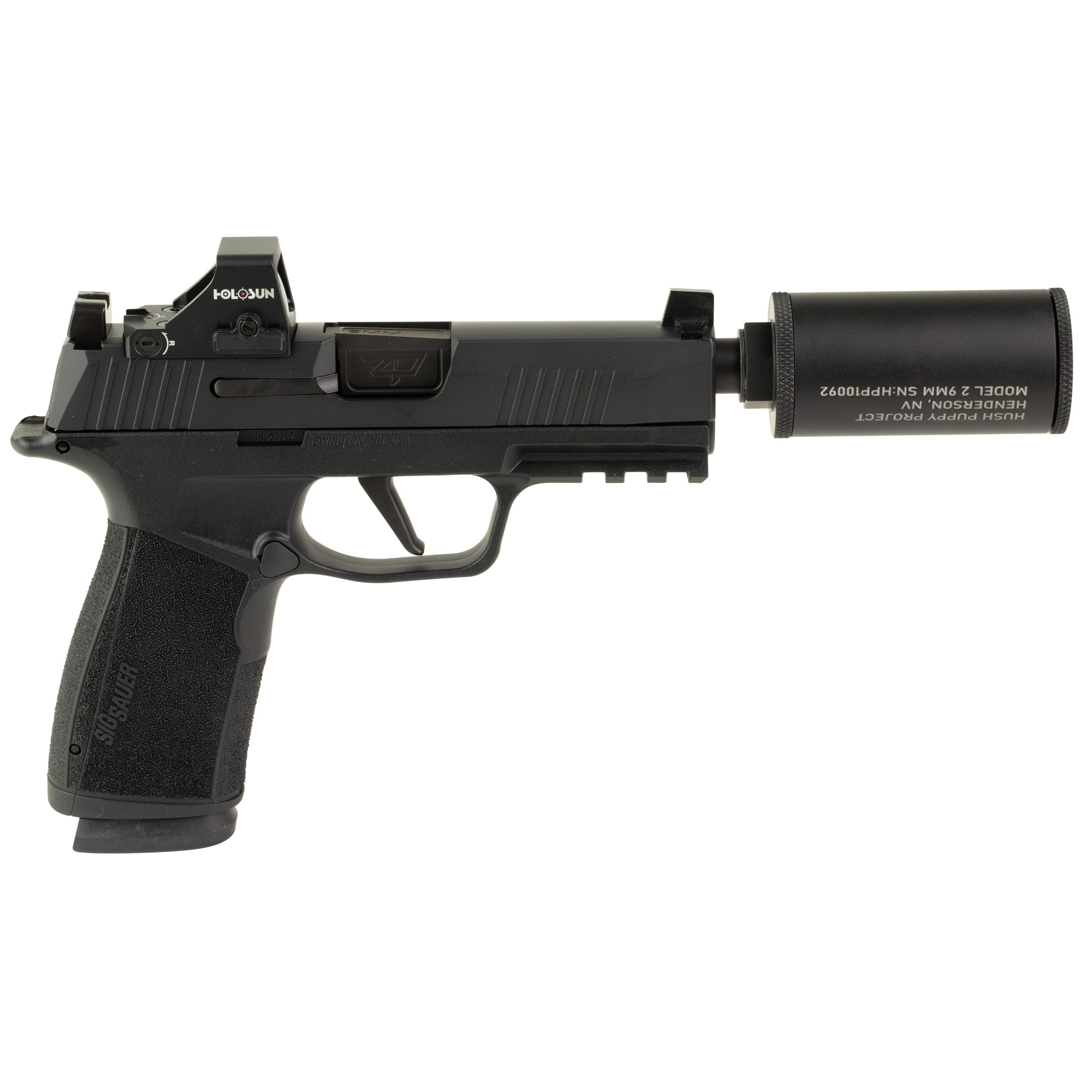 Sig Sauer P365 XMacro Hush Puppy Semi-automatic Striker Fired Polymer - View 3