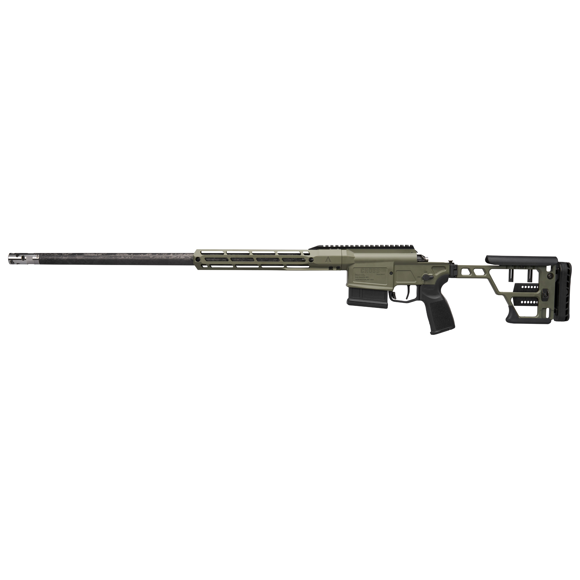 Sig Sauer Cross Sawtooth Rifle 6.5 PRC 22 inch Moss Green Folding Precis... - Sig Sauer - 6.5 PRC