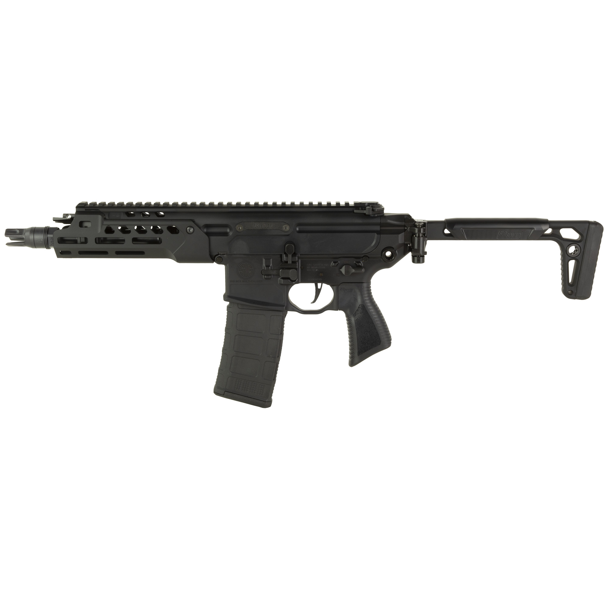 Sig Sauer RMCX-556N-7B-LT-SBR MCX Rattler LT 5.56 NATO 7.75" Black SBR