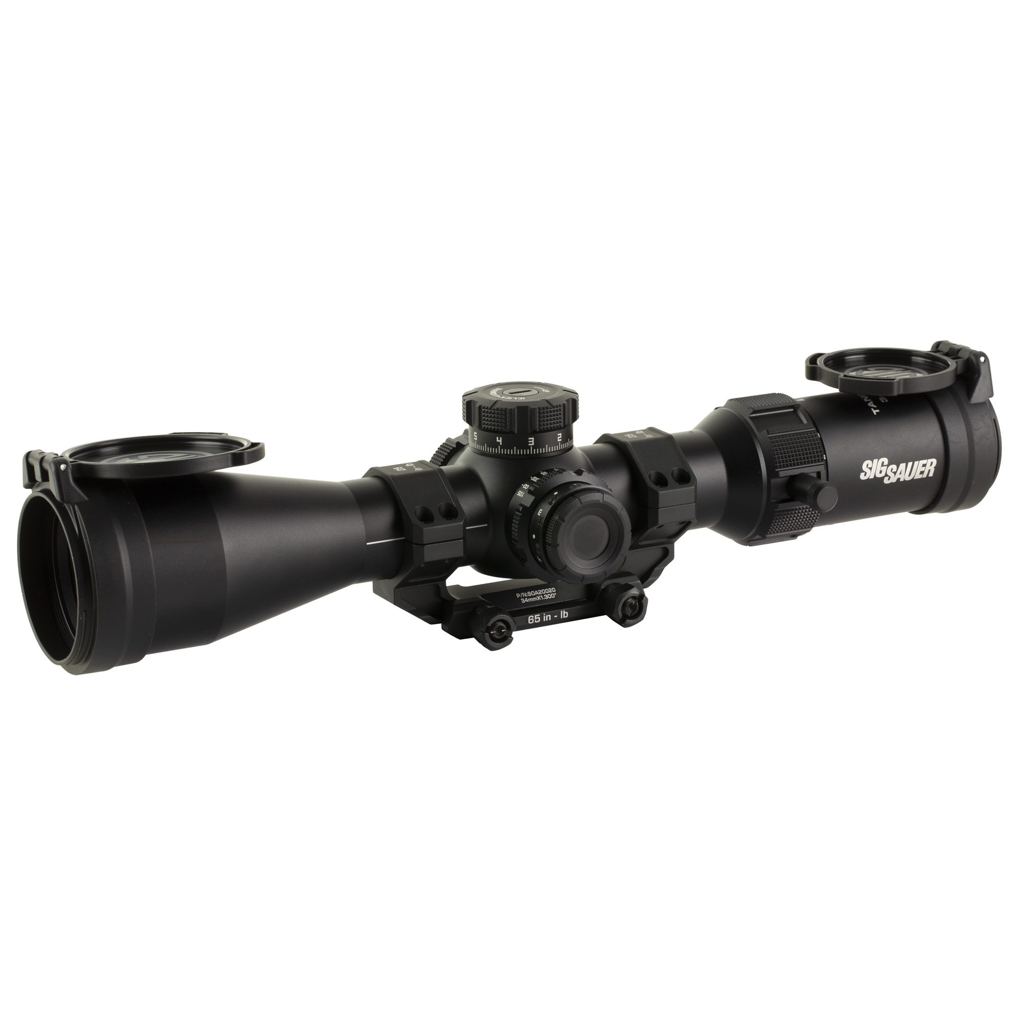Sig Sauer SOTM63001 TANGO-MSR 3-18x50 FFP Rifle Scope, MRAD Reticle, Black - Sig Sauer - 50MM