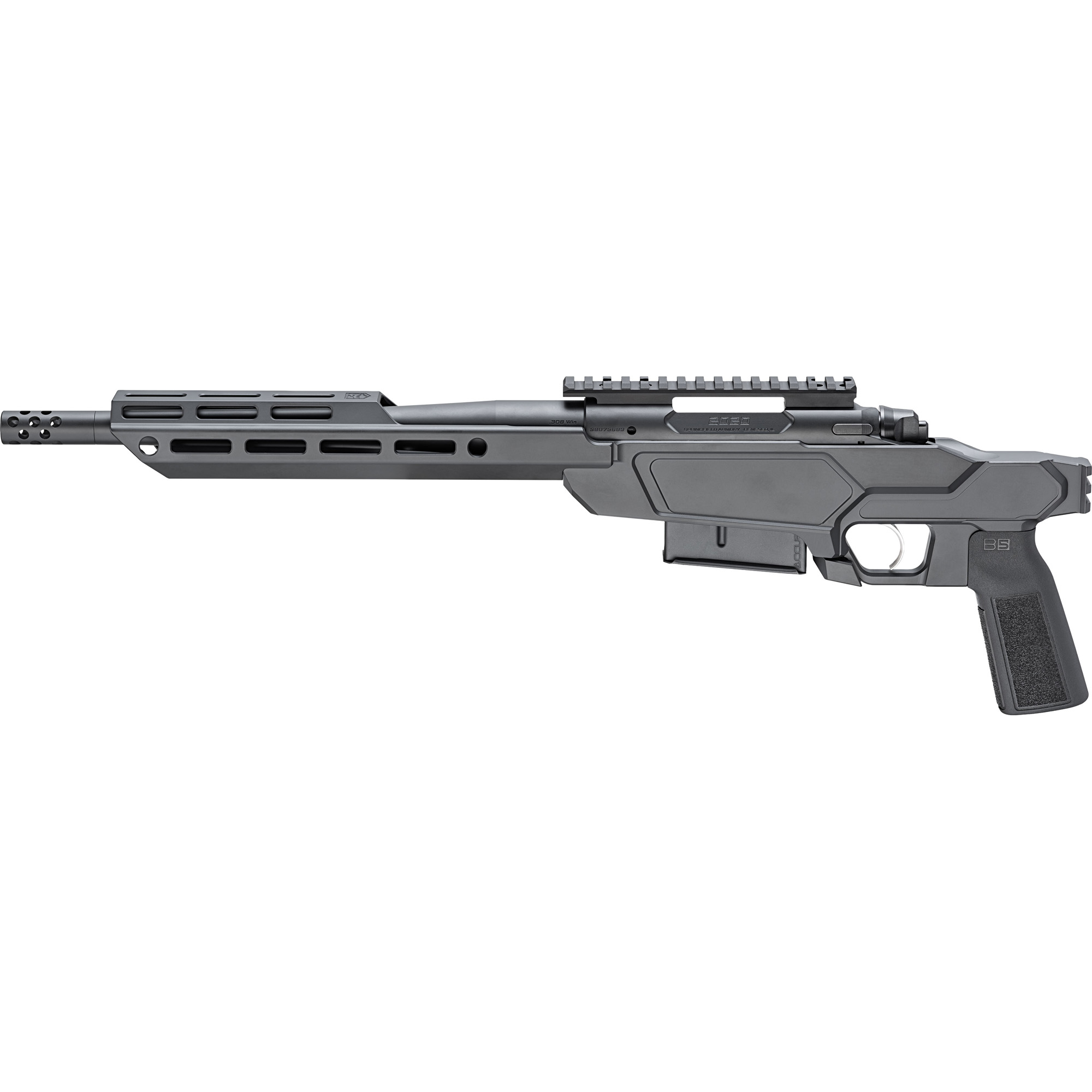 Springfield Armory BAH912308B 2020 Heatseeker 308 Win 5 + 1 Graphite Black Cerakote B5 Systems P5 Pistol Grip TriggerTech Adjustable Trigger SA Picatinny Mount