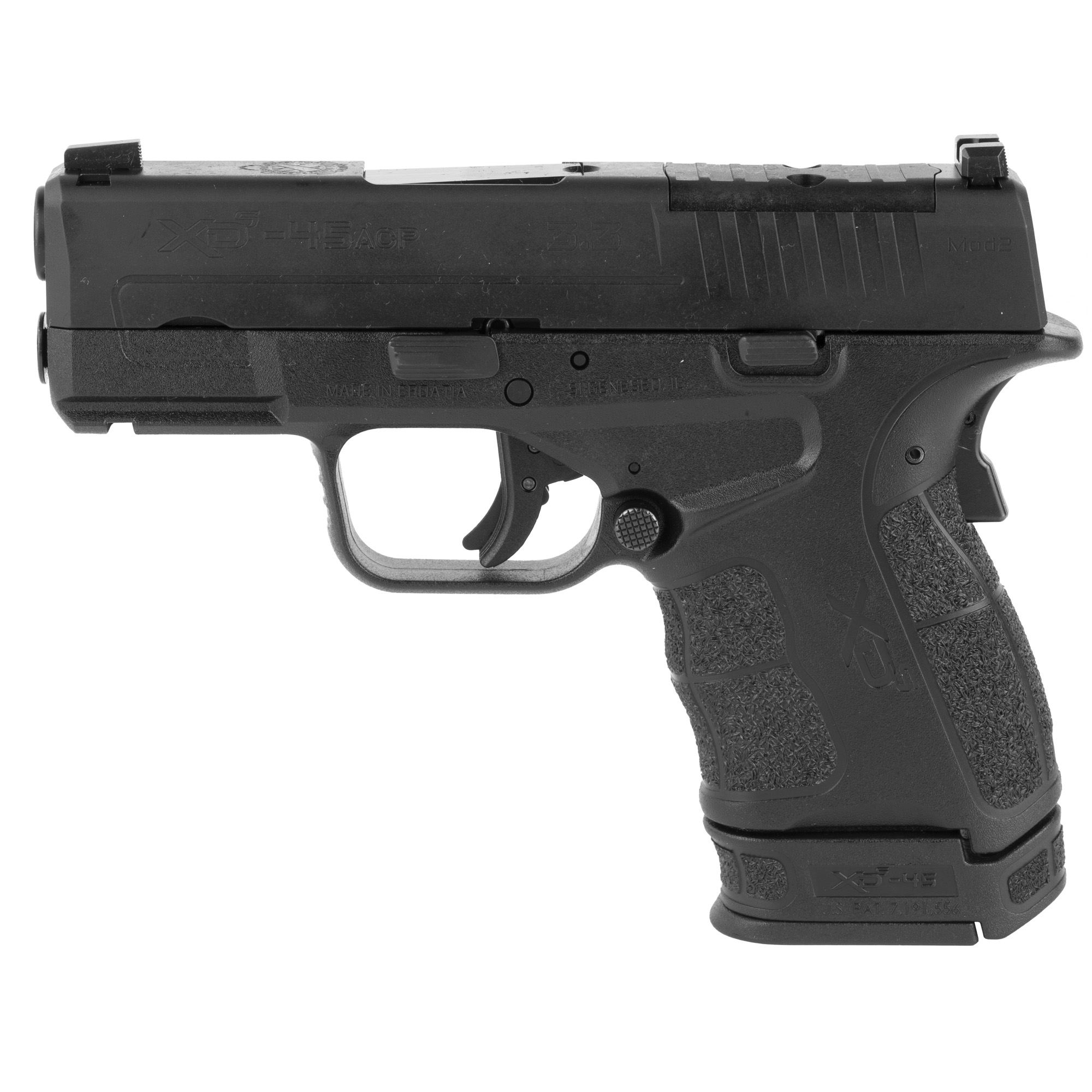 Springfield Armory XD-S Mod2 Semi-Auto Pistol 45 ACP 3.3" Barrel (1)-6Rd