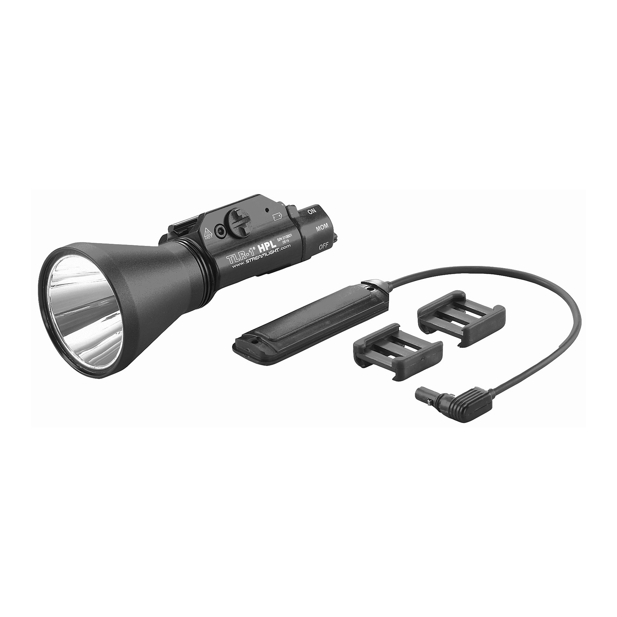 Streamlight TLR-1 HPL 775 Lumen Long Gun Light 5.25 in Black 2x CR123A - Streamlight