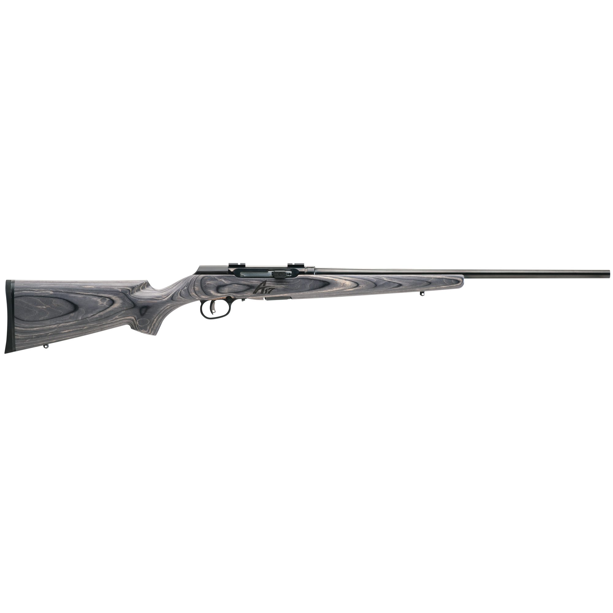 Savage A17 Sporter 17 HMR 22 in Satin Black/Gray Laminate 10rd Semi-Auto - SAVAGE ARMS - 17 HMR