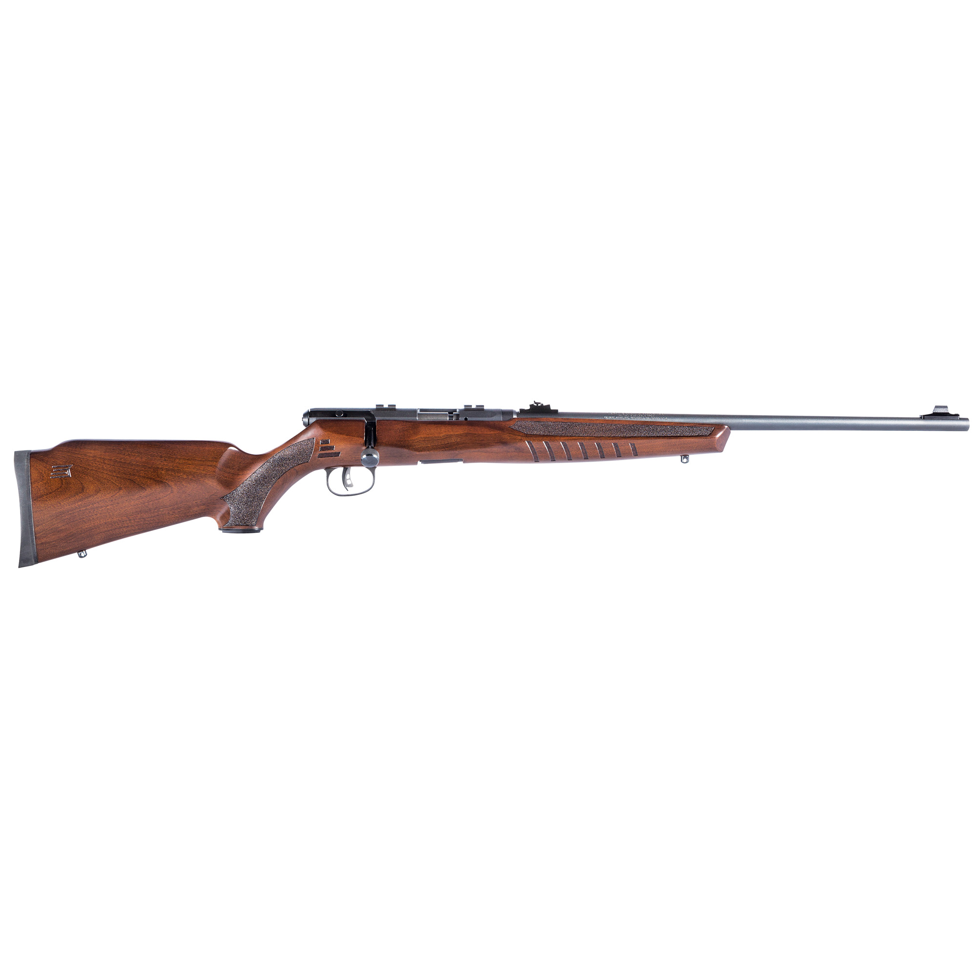 Savage B17 G Bolt Action Rifle 17 HMR 21" Barrel 10 Rounds Wood Stock Blued - SAVAGE ARMS - 17 HMR
