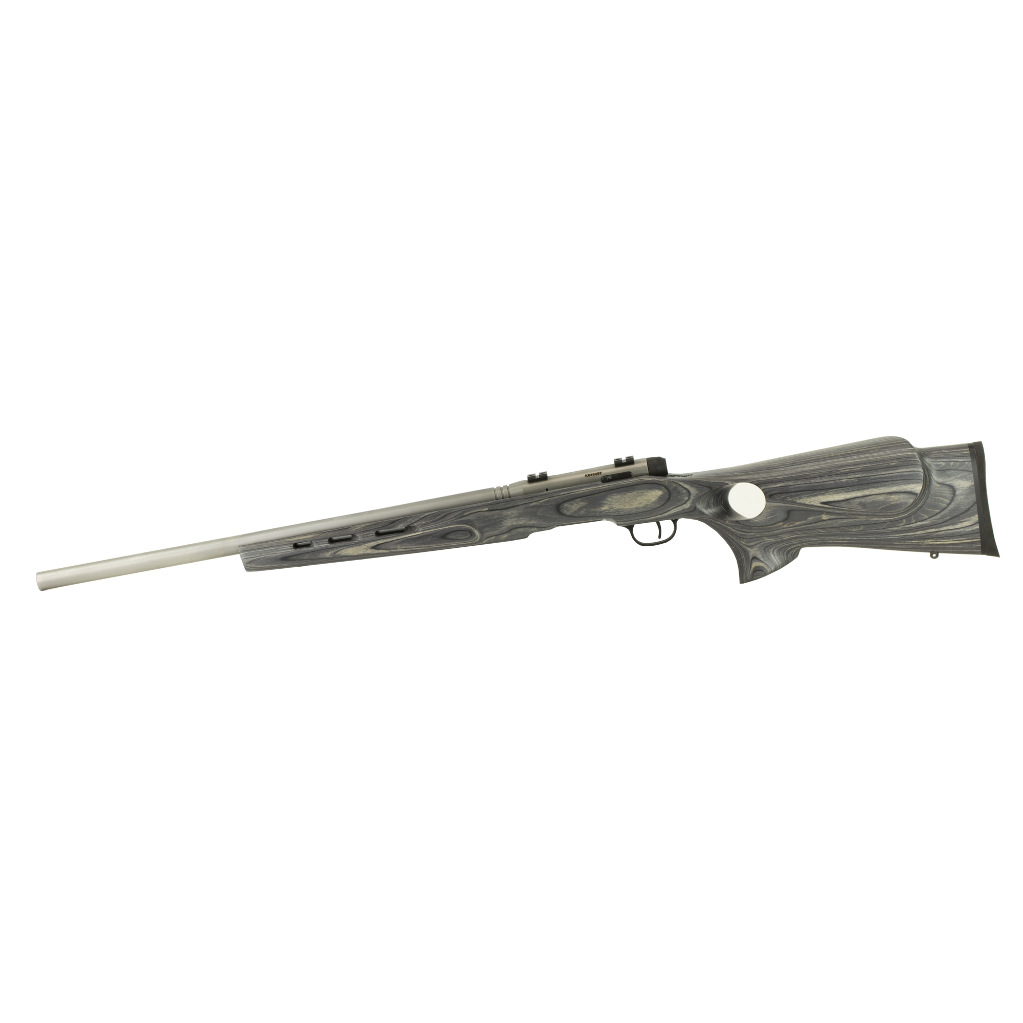 Savage Arms B.MAG Target 96972 17 WSM Caliber 8+1 Capacity 22" Barrel Matte Stainless Metal Finish Fixed Thumbhole Gray Laminate Stock Right Hand Full Size - SAVAGE ARMS - 17 WSM
