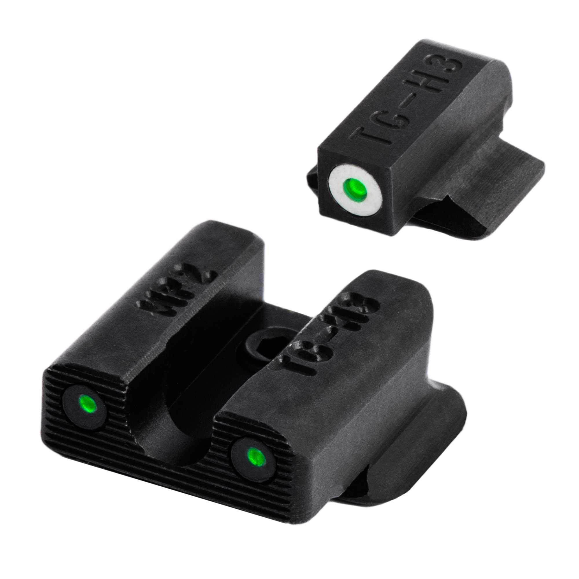 TruGlo Tritium Pro Sight Set for S&W Bodyguard .380 White Focus Lock Ring
