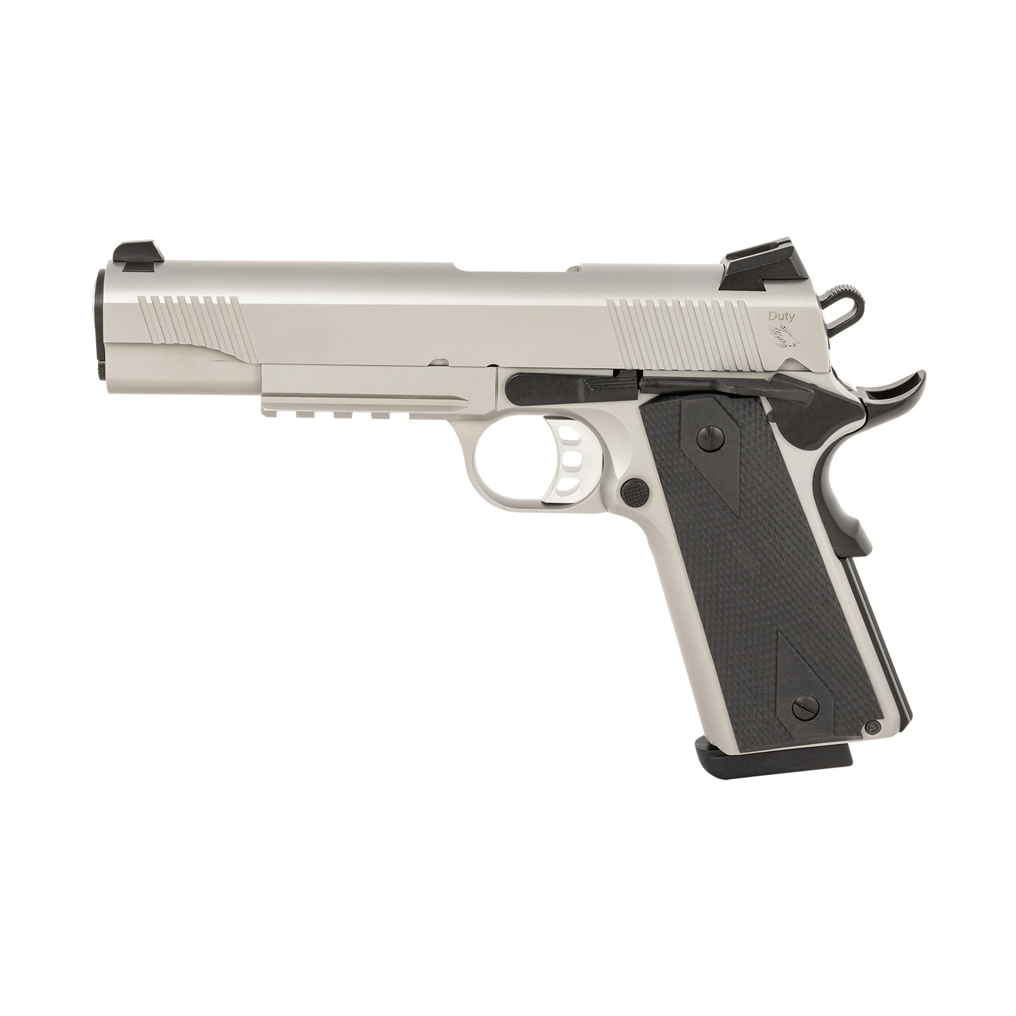 TISAS 1911 DUTY SS45R 45ACP 5 SS RAIL 2 8RD
