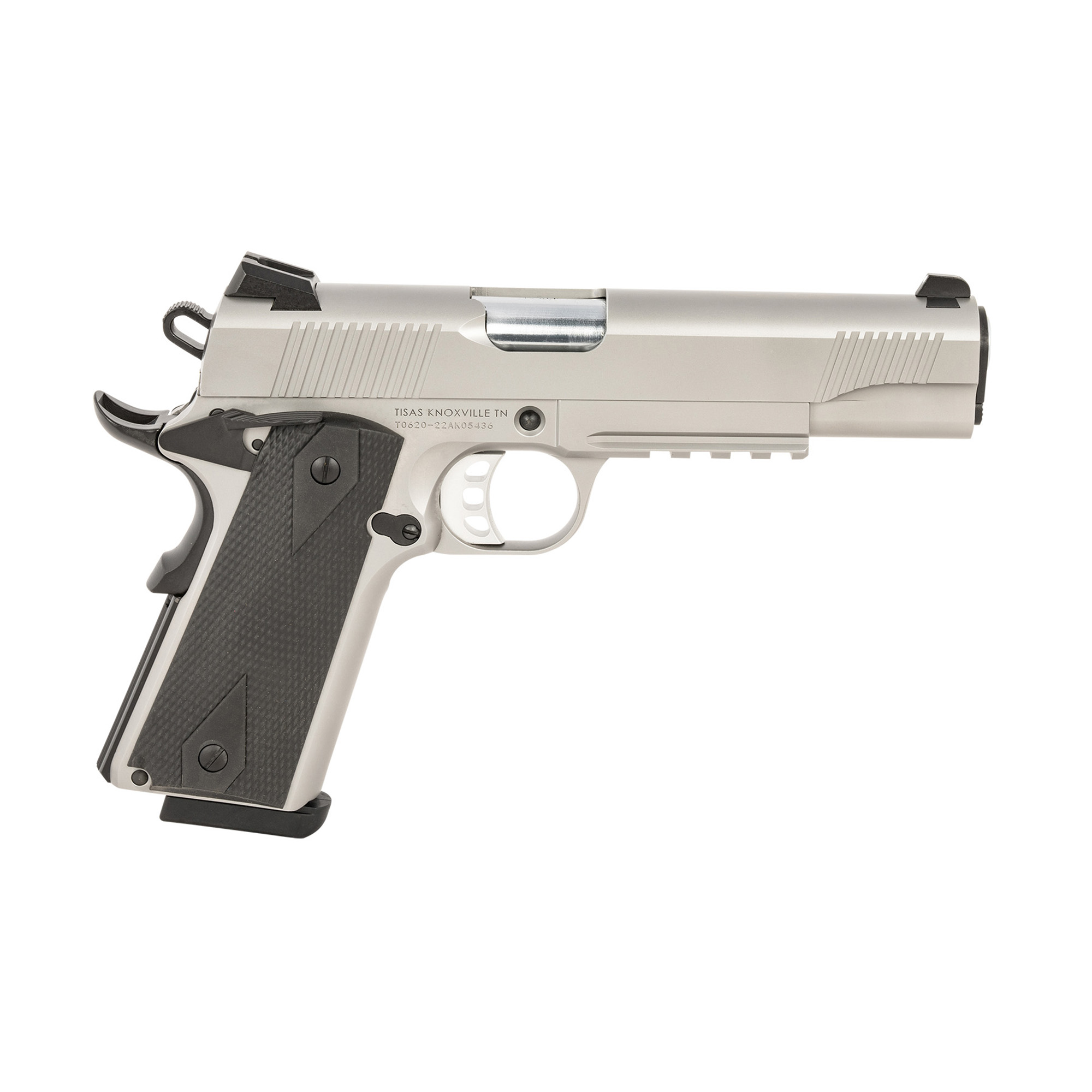 TISAS 1911 DUTY SS45R 45ACP 5 SS RAIL 2 8RD - View 2