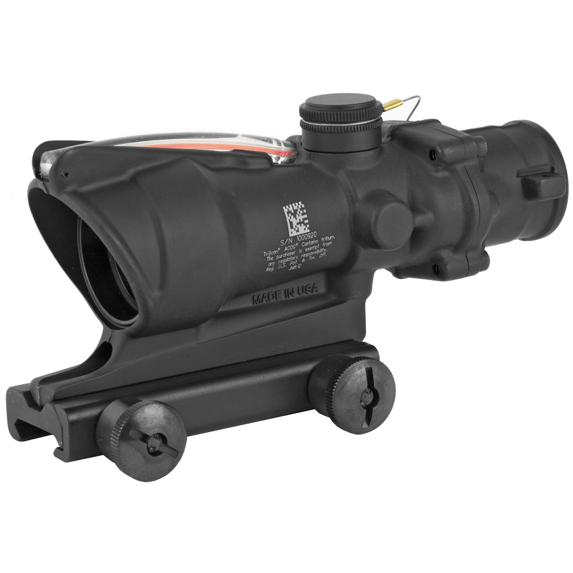 Trijicon ACOG 4x32mm Red Horseshoe Dot Rifle Scope, Dual Illuminated, .223 BDC, Compact Telescopic Sight - Trijicon - 223 Rem | 5.56 NATO