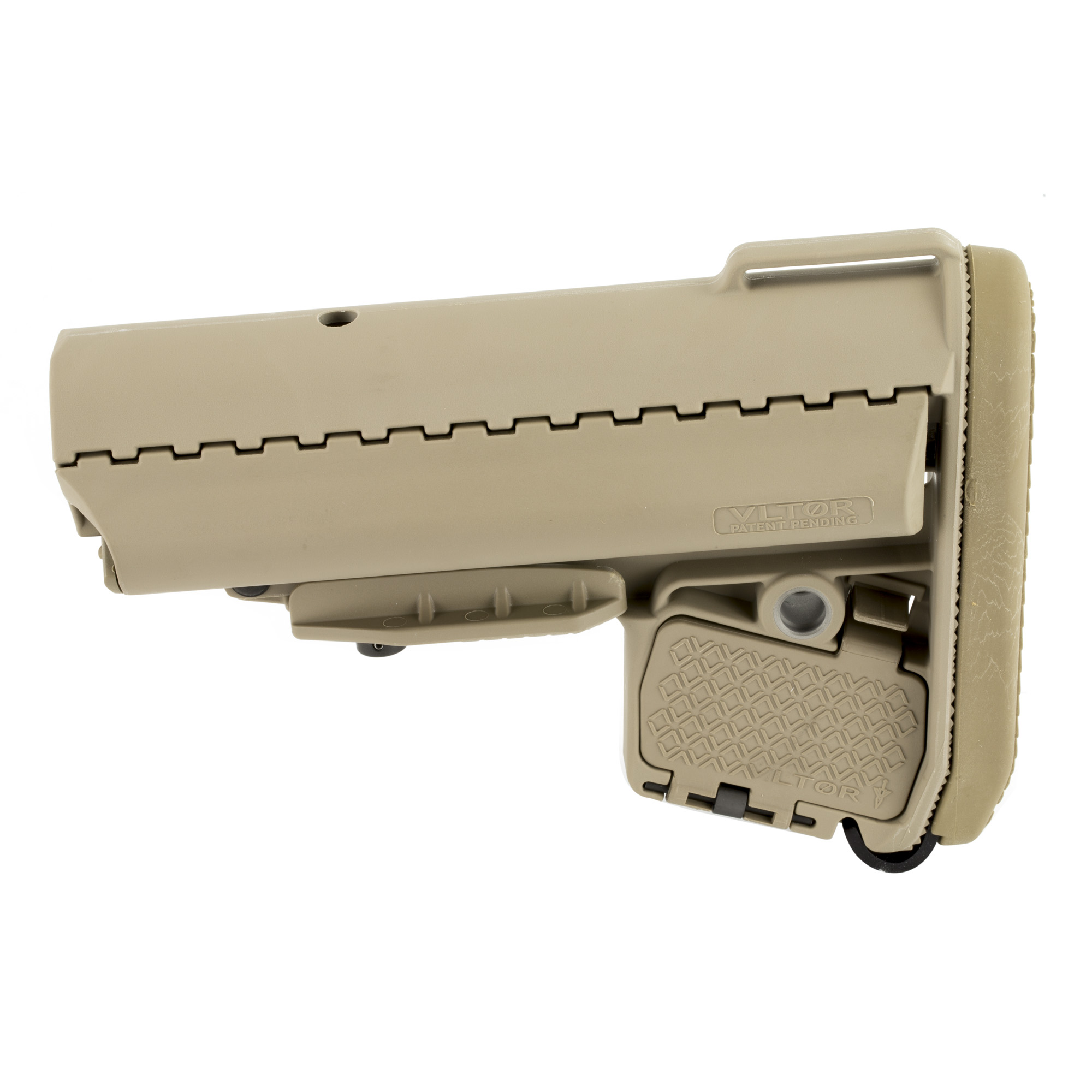 VLTOR Weapon Systems E-MOD Mil-Spec Stock Fits AR Rifles Tan Finish