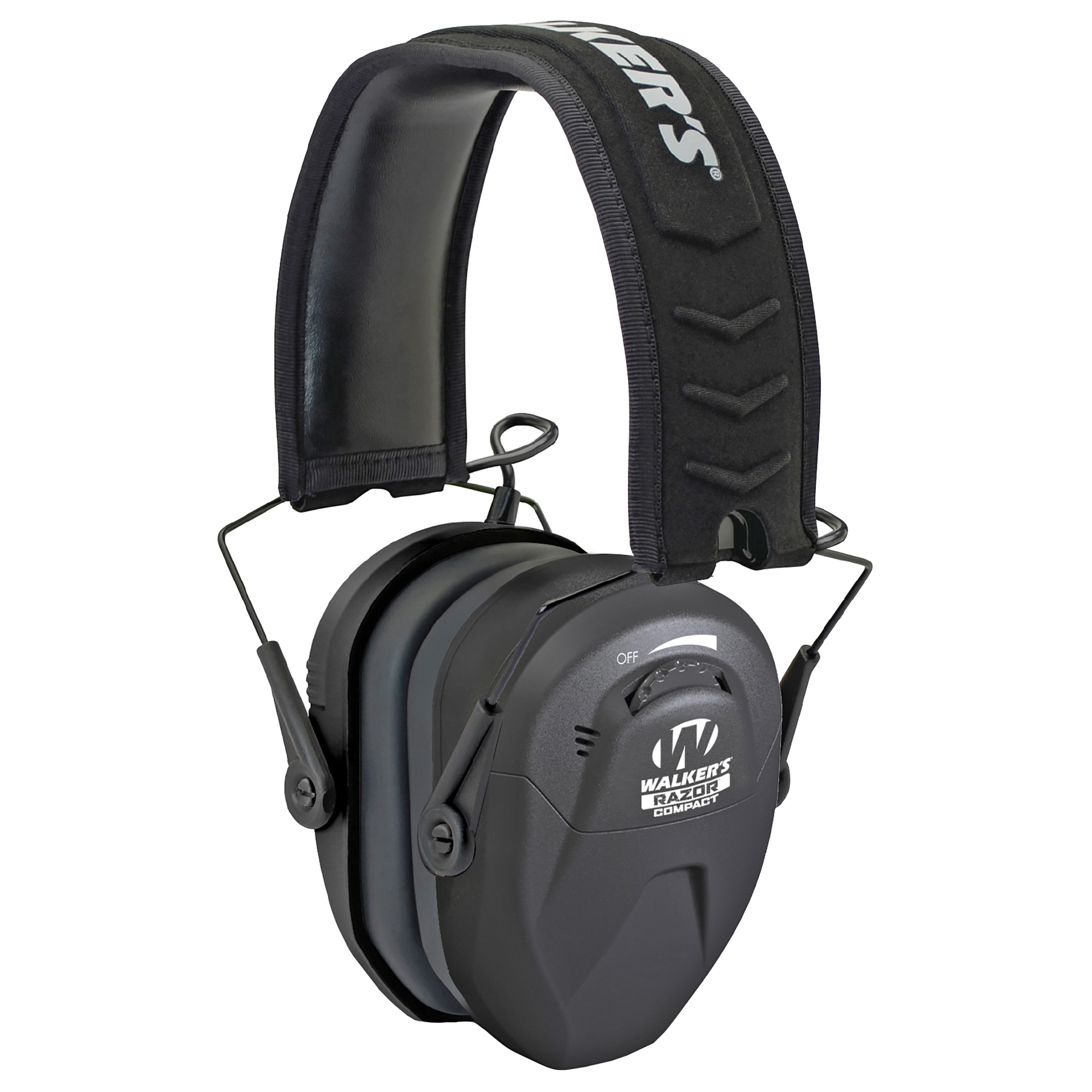 Walkers Game Ear Razor Compact Electronic Earmuff Black 1 Pair GWP-CRSEM - Walker's