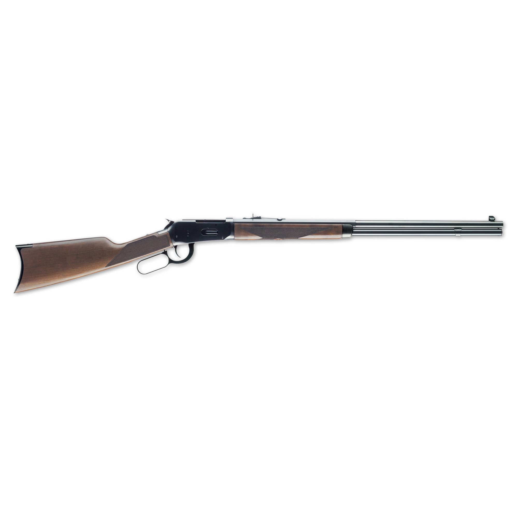 Winchester Model 94 Sporter 38-55 Win Caliber Lever Action Rifle 8+1 Capacity 24" Barrel Brushed Polish Blued Metal Finish Satin Black Walnut Fixed Straight Grip Stock Right Hand (Full Size) - Winchester - 38-55 Win