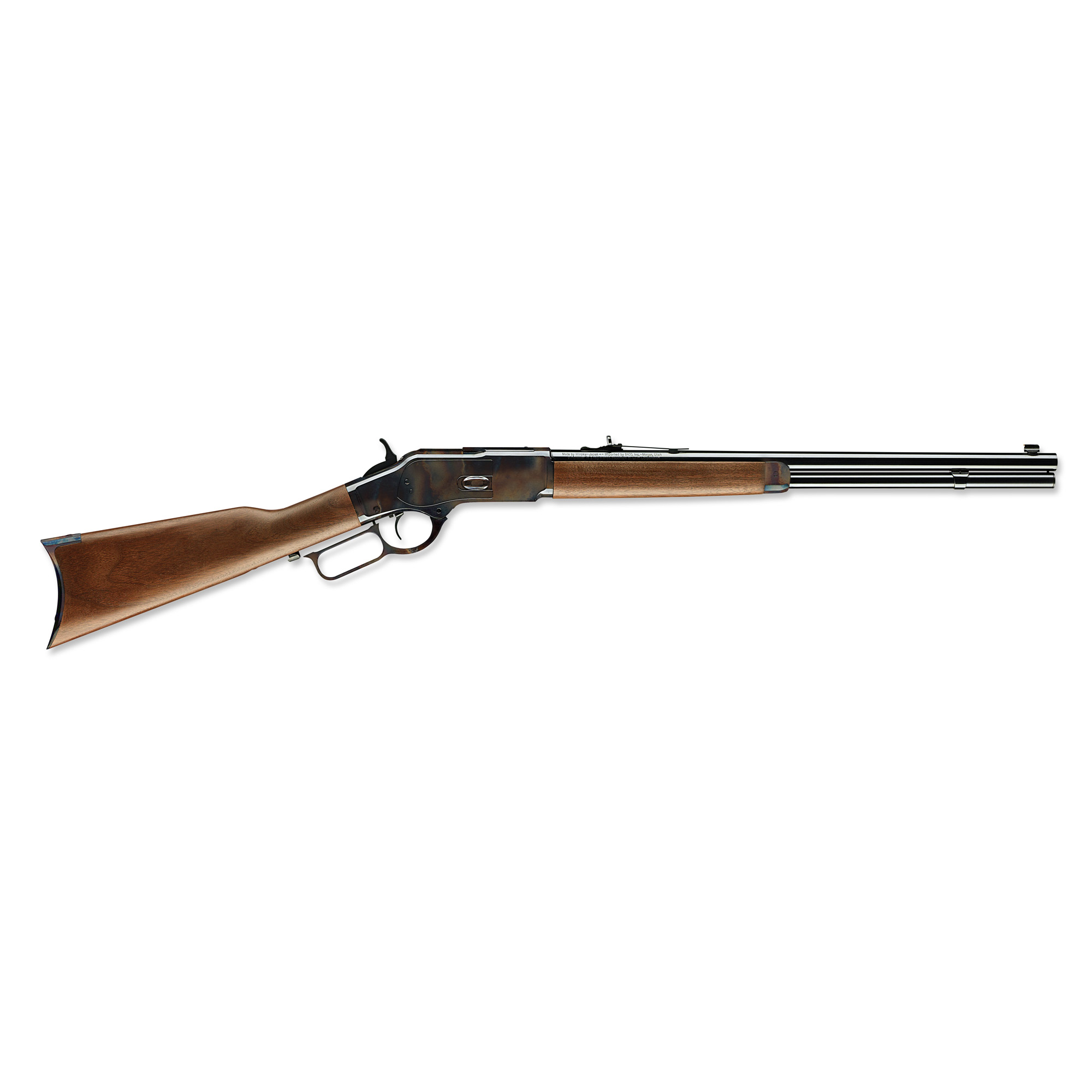 Winchester Guns 534202141 Model 1873 Short Rifle 45 Colt (LC) 10+1 Cap 20" Brushed Polished Blued Barrel Color Case Hardened Rec Satin Oiled Walnut Fixed Straight Grip Stock Right Hand (Full Size)