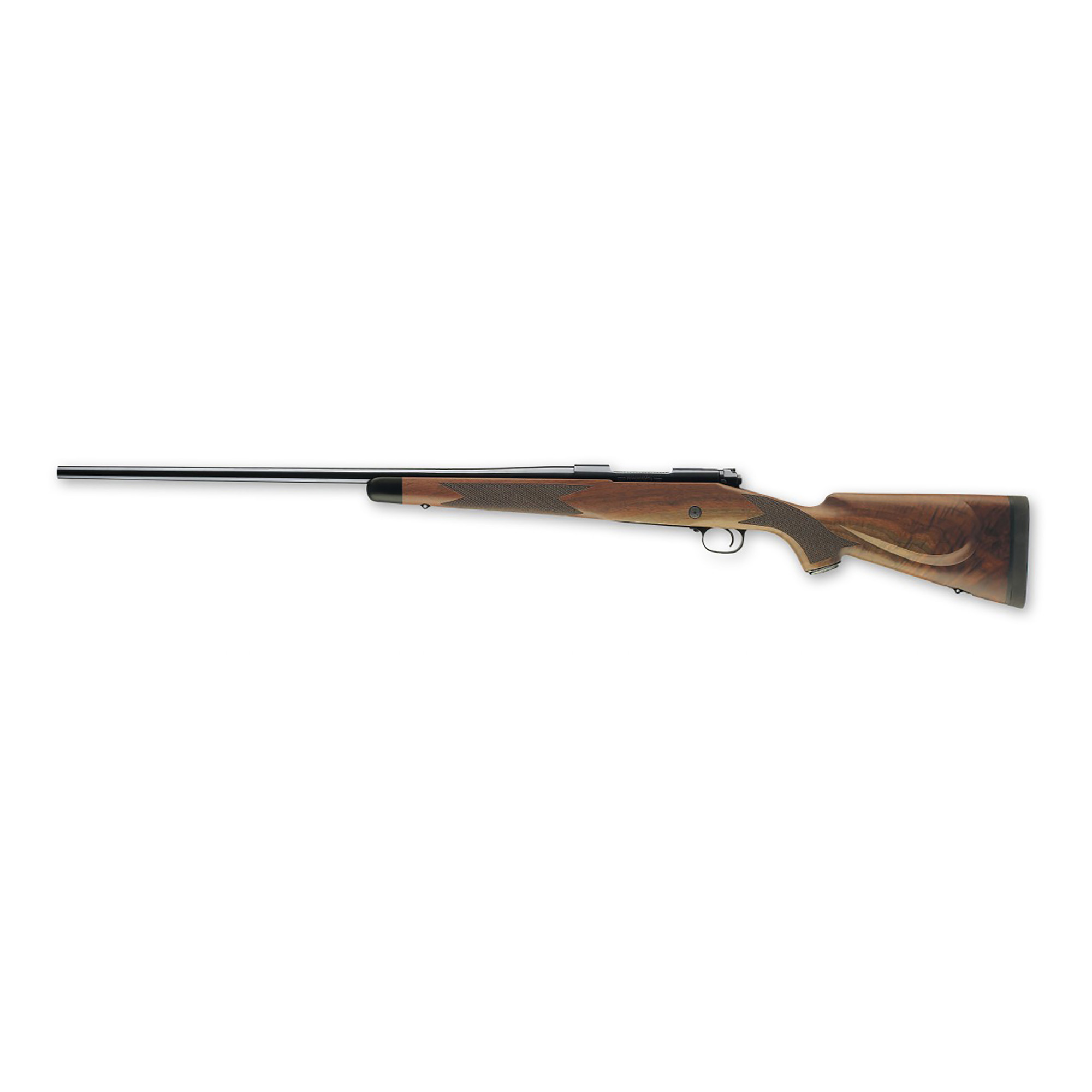 Winchester Repeating Arms Model 70 Super Grade 270 Win Caliber Bolt Action Rifle, 5+1 Capacity, 24" Barrel, High Polished Blued Metal Finish, Satin Fancy Walnut Stock