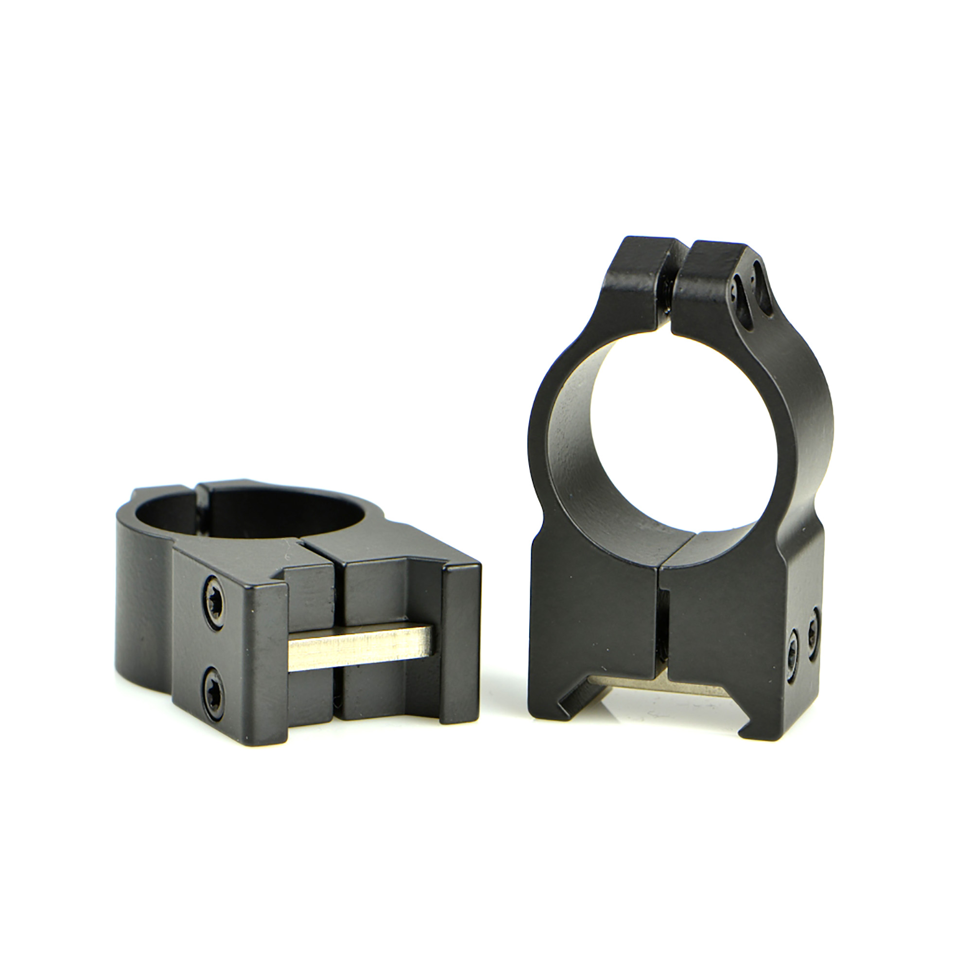 Warne 202M Maxima 1" High Matte Scope Rings, Sintered Steel, Black - Warne - 1"