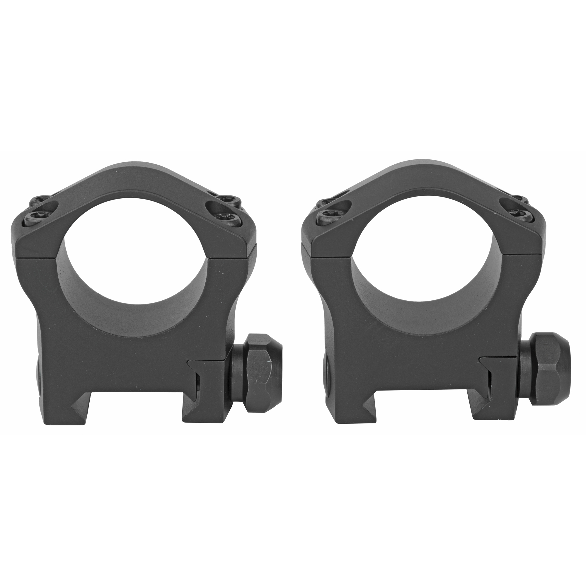 Warne 7214M Mountain Tech Scope Rings - 30mm Medium Matte Black - Warne - 30MM