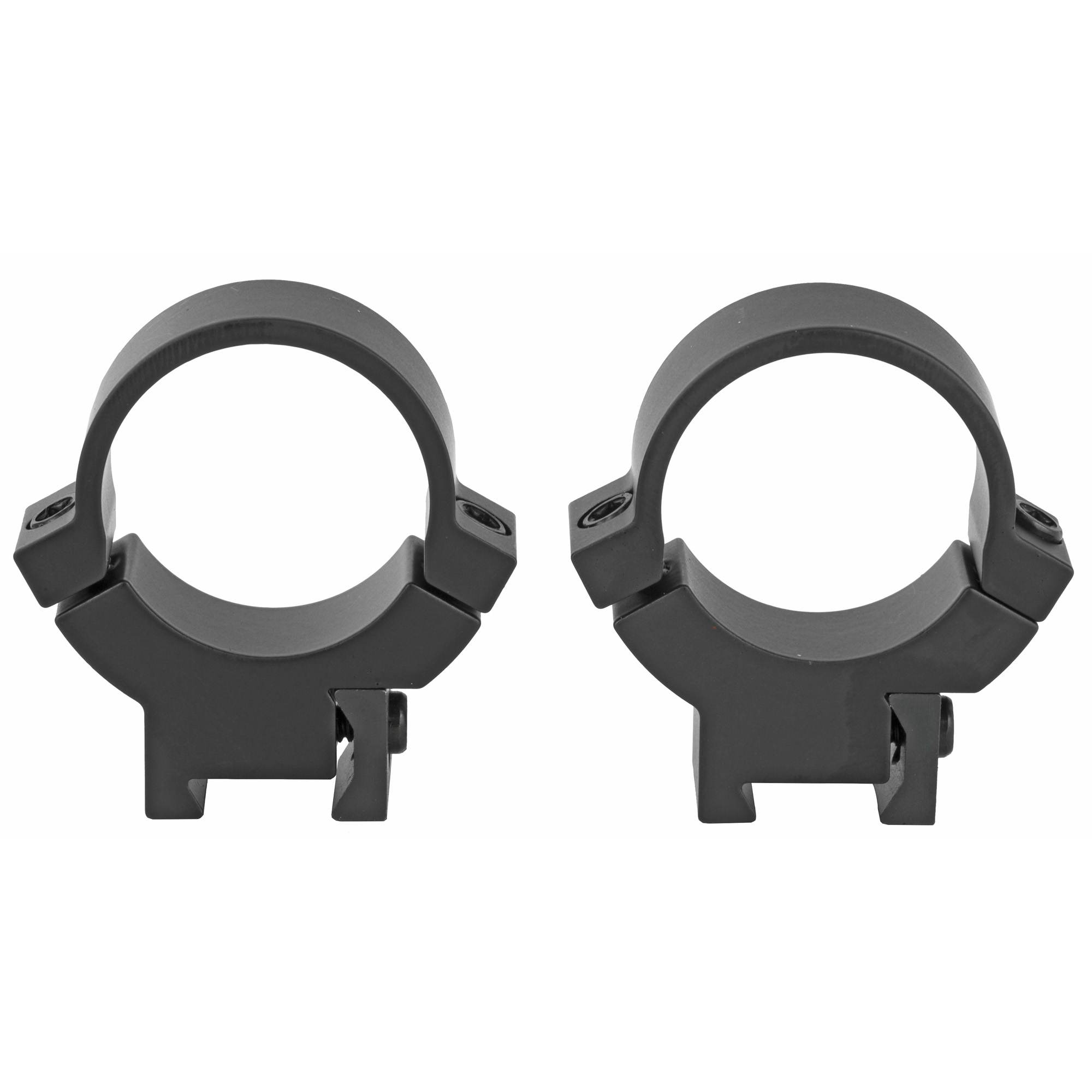 Warne 721M Maxima Rimfire Medium Matte 1" Scope Rings Black - Warne - 1"