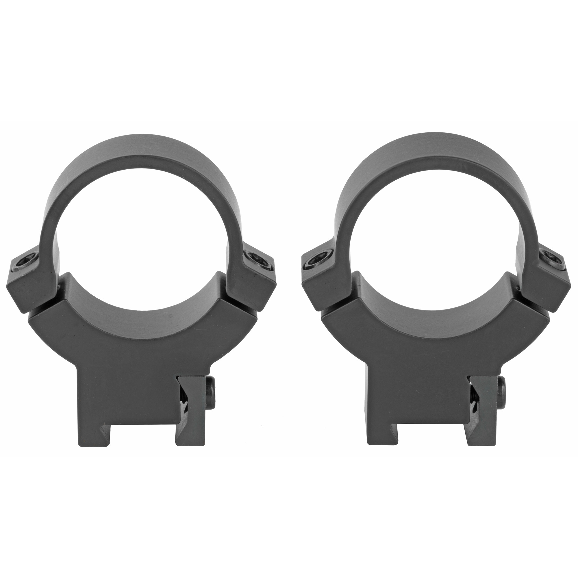 Warne 722M Maxima Rimfire High Matte 1" Scope Rings Black Steel - Warne - 1"