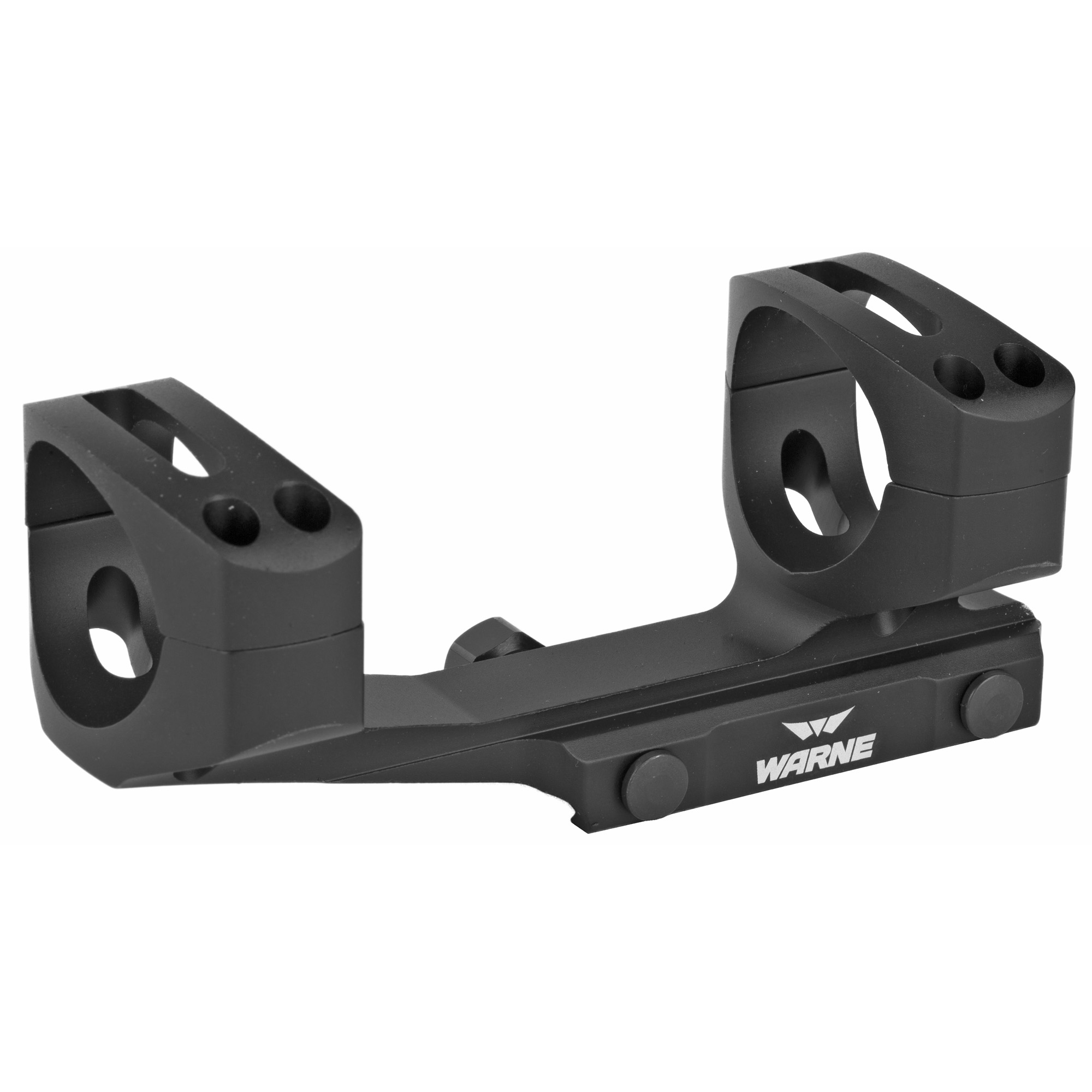Warne LR-SKEL34TW 20MOA 34mm Matte Picatinny Rail Mount - Warne - SKELETONIZED
