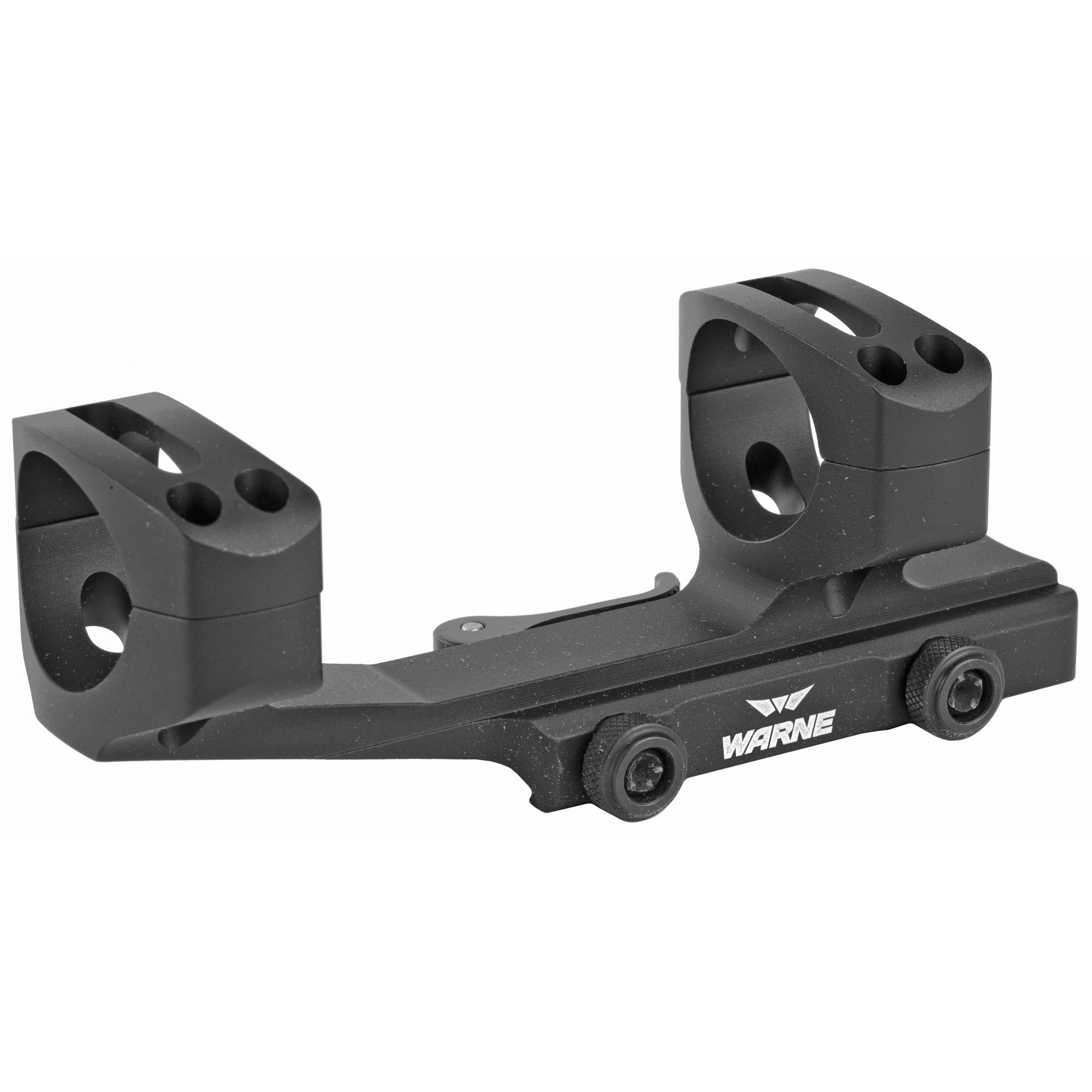 Warne QDXSKEL30TW Quick Detach X-SKEL 30mm Scope Mount Black Anodized - Warne - SKELETONIZED