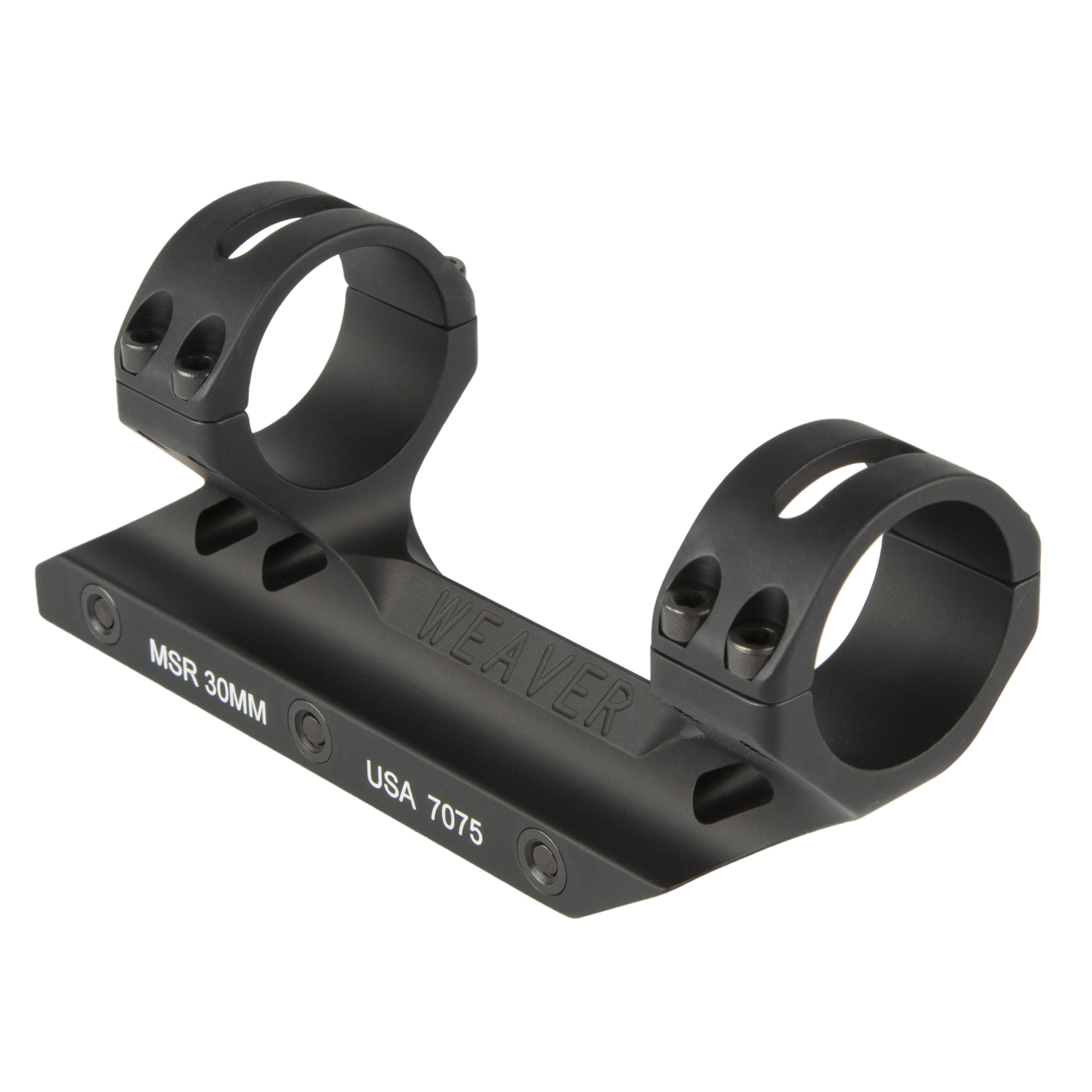 Weaver 99680 Premium MSR Optics Mount 30mm Black 7075-T6 Aluminum